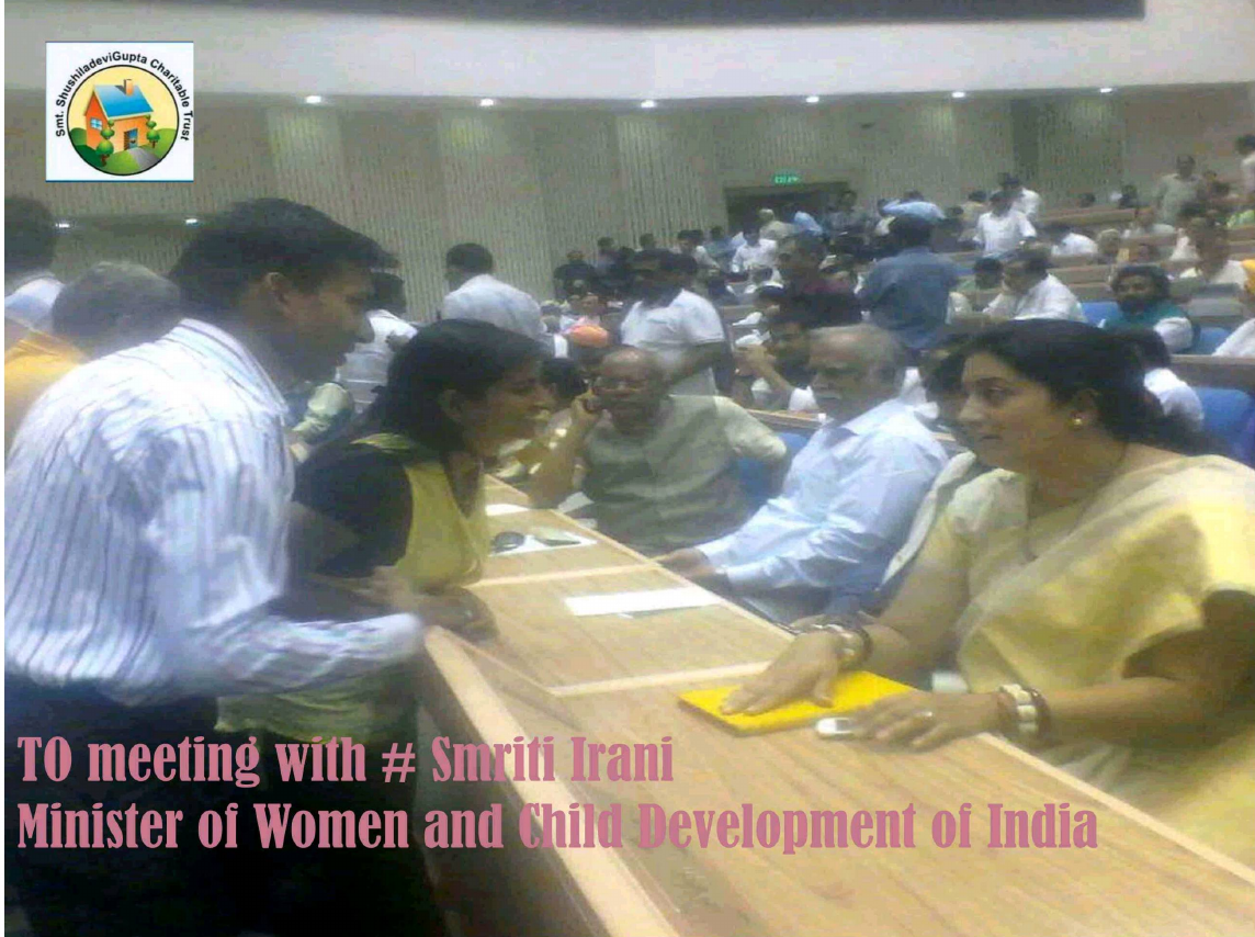 Meeting with Smriti Irani